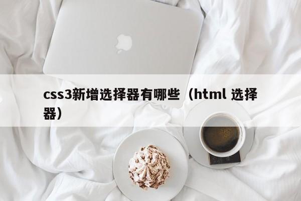 css3新增选择器有哪些(html 选择器)