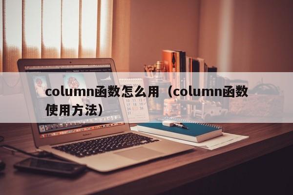 column函数怎么用(column函数使用方法)