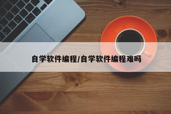 自学软件编程/自学软件编程难吗