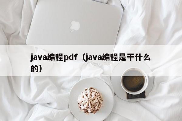 java编程pdf(java编程是干什么的)