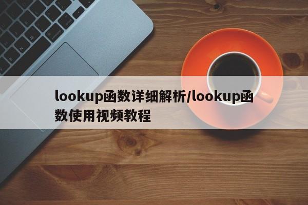 lookup函数详细解析/lookup函数使用视频教程