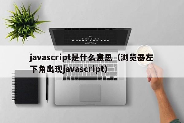 javascript是什么意思(浏览器左下角出现javascript)